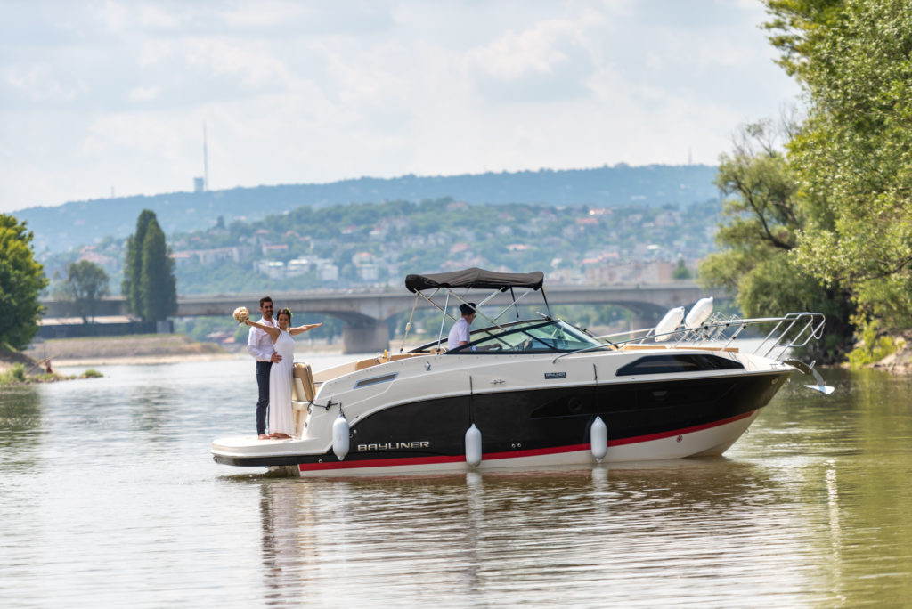 Esküvői fotózás hajón